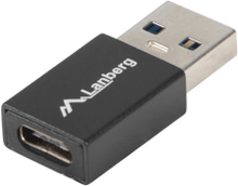 Lanberg USB-C 3.1 Hun til USB-A Han Adapter