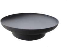 HEAT Schalen bålfad - sort stål, rundt (Ø:60)