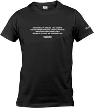 Zone T-shirt WORDS Black M