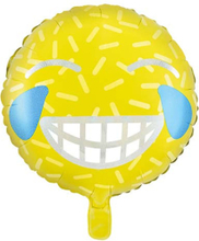 PartyDeco Folieballong Emoji Smile