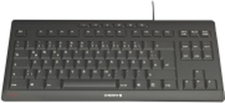 CHERRY STREAM KEYBOARD TKL - Tastatur - USB - Pan Nordic - tastkontakt: CHERRY SX - sort