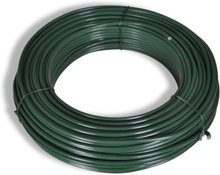 vidaXL hegnsbindetråd 80 m 2,1/3,1 mm stål grøn