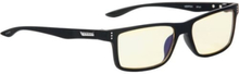 Gunnar - Vertex Onyx - Blå antilysbriller - Sort stel og ravfarvede linser - filter 65% + visuel træthedreduktion