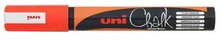 UNI Chalk Marker, Orange (1,8 - 2,5 mm.)