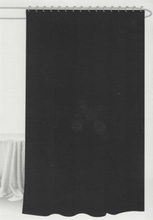 Badeforhæng - 180x180 cm - Sort - Bruseforhæng klar til ophæng