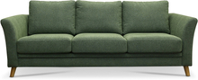Miami 3-sits soffa - Grön (Chenille)