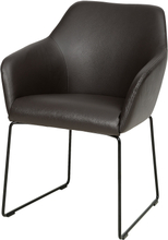 IKEA TOSSBERG Stuhl Metall schwarz/Grann dunkelbraun Metall schwarz/Grann dunkelbraun