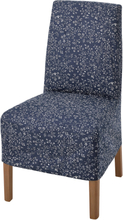 IKEA BERGMUND Stuhl mit halblangem Bezug Eiche/Ryrane dunkelblau Ryrane dunkelblau