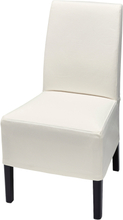 IKEA BERGMUND Stuhl mit halblangem Bezug schwarz/Inseros weiß Inseros weiß