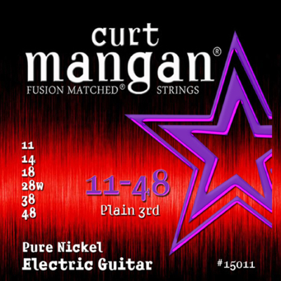 Curt Mangan 15011 Pure Nickel el-gitarstrenger 011-048