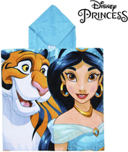 Poncho-håndklæde med Hætte Jasmin Princesses Disney 74201