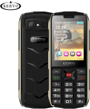 SERVO H8 Mobile Phone 2.8inch 4 SIM card 4 standby Bluetooth Flashlight GPRS 3000mAh Power Bank Phone Russian Language keyboard