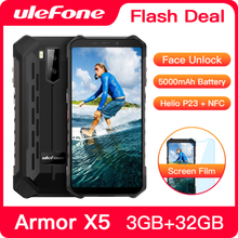 Ulefone Armor X5 Rugged Smartphone Android 11 Octa-core NFC IP68 3GB 32GB 5000mAh Cell Phone 4G LTE Waterproof Mobile Phone