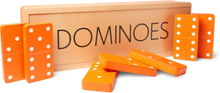 Leather And Maple Wood Carpet Dominos Set - Multi
