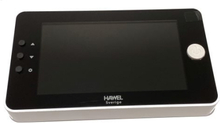 HAWEL Sverige HT-DM28SWE+R-VR Elektronisk dørklokke / kikkert med optagelse! VIT RAM