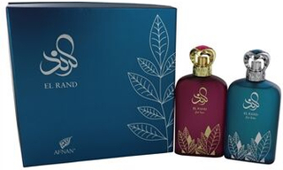 Afnan El Rand by Afnan - Gift Set -- El Rand Femme 3.4 oz Eau De Parfum Spray + 3.4 oz El Rand Homme
