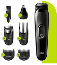 6-i-1 trimmer MGK3220, Skäggtrimmer, ansikts-, öron- och nästrimmer och hårklippare