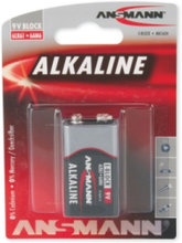 Alkaline 9V batteri