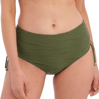 Fantasie Beach Waves Adjustable Leg Bikini Short Oliven nylon XX-Large