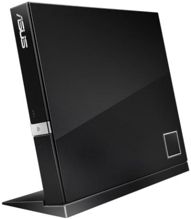 BDWriter ASUS Blu-Ray Recorder External USB 2.0 Slimline Retail Power2Go 7 Black