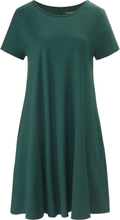 Jerseyklänning i 100% bomull från Green Cotton grön