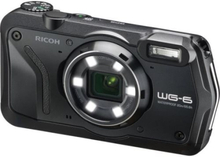 RICOH WG6 Kompakt udekamera - 20 MP - 4K Video - Sort