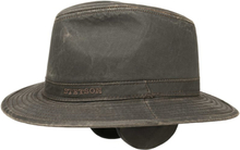 Stetson Cotton Traveller With Ear Flaps Unisex Hatt Brun S