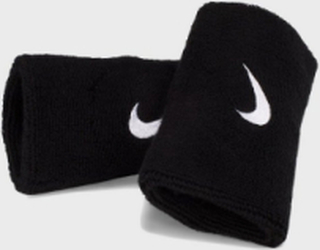Nike Nike Swoosh Db Wristband Treningstilbehør Black/White