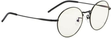 Gunnar - Ellipse - Blå antilysbriller - Sort metalramme og klare linser - filter 35%