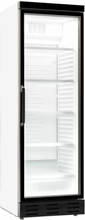 Displaykøleskab - Hvid/Sort dør - 382 liter