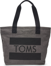 TOMS Charcoal Flag Transport Shopper