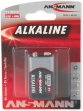 Alkaline 9V batteri - Røykvarsler batteri