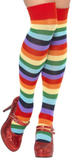 Lange stripede Klovne sokker