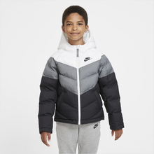 Nike Vinterjakke NSW - Hvit/Grå/Sort Barn
