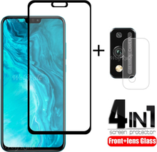 4-in-1 For Huawei Honor 9X Lite Glass For Honor 9X Lite Tempered Glass For Huawei Y9A Y6P Y8P Y5P Honor 10X 9X 50 Lite Len Glass