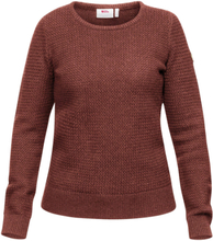 Övik Structure Sweater W Terracotta L