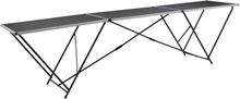 vidaXL Taittuva tapetointipöytä MDF ja alumiini 300x60x78 cm