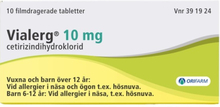 Vialerg filmdragerad tablett 10 mg 10 st