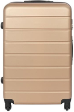 Stor kuffert - Guld - Hardcase kuffert tilbud - Letvægts kuffert tilbud
