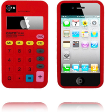 Calculator Rosa Plus (Rød) iPhone 4S Deksel