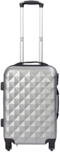 Håndbagage kuffert - Hardcase letvægt kuffert - Str. lille - Diamant grå
