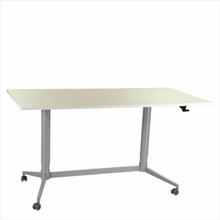 FTI Greenline Mono skrivebord - hvid laminat, m. hæve/sænke funktion (80x160)