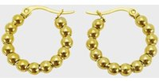 WOS - Øredobber - Bullet Creol Earrings 20MM - Smykker - earrings