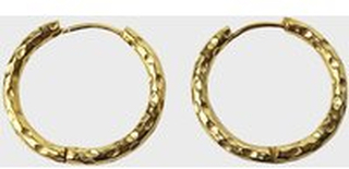WOS - Øredobber - Gold - Banked Hoop - Smykker - earrings
