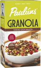 Paulúns Granola Kakao & Hallon 450g