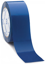 Farbiges PVC Packband RAJA, blau 50 mm x 66m