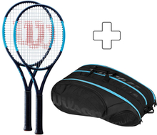 Wilson 2x Ultra 100 Countervail Plus Tennistasche Griffstärke 3