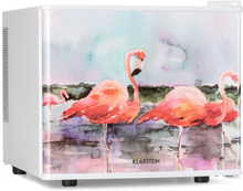 Pretty Cool Make-up-kylskåp flamingo 17 liter 50 watt 1 botten