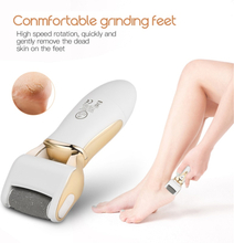 Electric Foot Callus Remover Pedicure Tool File Feet Heel Dead Skin Exfoliating Grinding Roller Foot Care with 2 Grinding Head