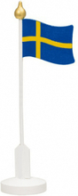 Svensk bordsflagga i trä 30 cm